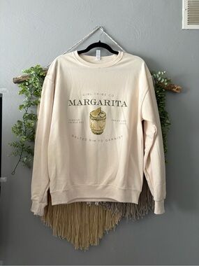 Margarita Graphic Crewneck Sweatshirt - Cream